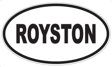 ROYSTON - Oval Magnet