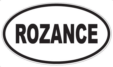 ROZANCE - Oval Magnet