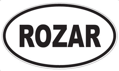 ROZAR - Oval Sticker
