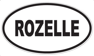 ROZELLE - Oval Magnet