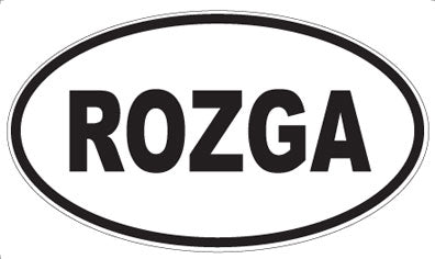 ROZGA - Oval Magnet
