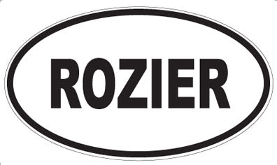 ROZIER - Oval Magnet