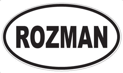 ROZMAN - Oval Magnet