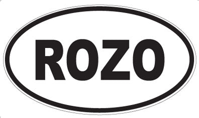 ROZO - Oval Sticker