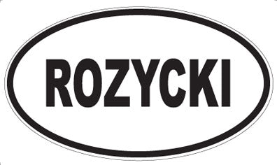 ROZYCKI - Oval Magnet