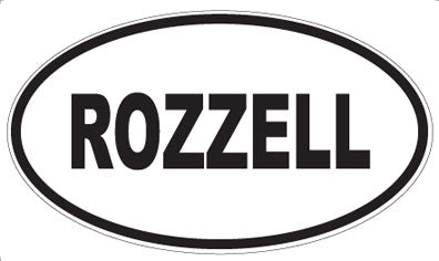 ROZZELL - Oval Magnet