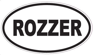 ROZZER - Oval Sticker