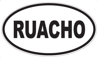 RUACHO - Oval Magnet