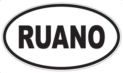 RUANO - Oval Magnet
