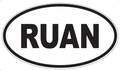 RUAN - Oval Magnet