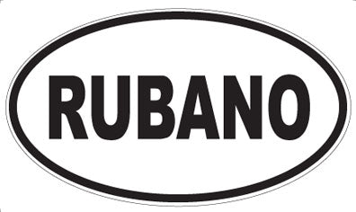 RUBANO - Oval Sticker