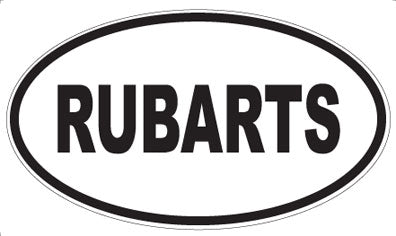 RUBARTS - Oval Magnet
