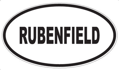 RUBENFIELD - Oval Sticker