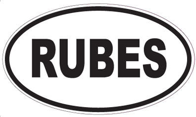 RUBES - Oval Magnet