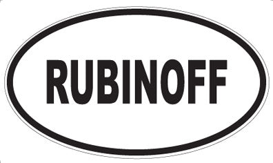 RUBINOFF - Oval Magnet