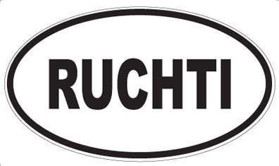 RUCHTI - Oval Magnet