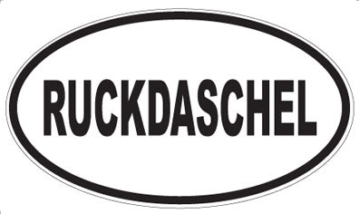 RUCKDASCHEL - Oval Sticker