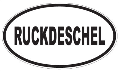 RUCKDESCHEL - Oval Magnet