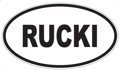 RUCKI - Oval Magnet
