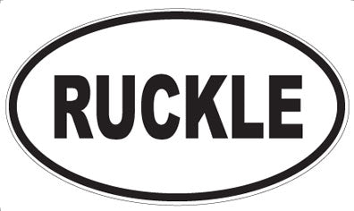 RUCKLE - Oval Magnet