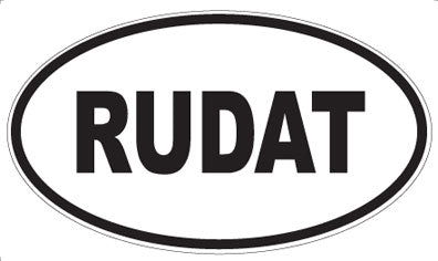 RUDAT - Oval Magnet