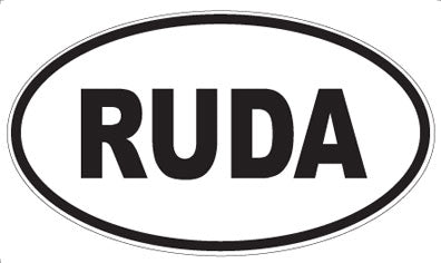 RUDA - Oval Magnet