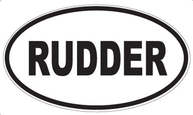RUDDER - Oval Magnet