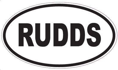 RUDDS - Oval Magnet
