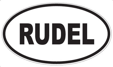 RUDEL - Oval Magnet
