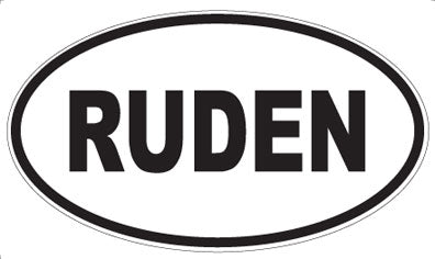 RUDEN - Oval Magnet