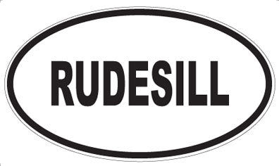 RUDESILL - Oval Magnet