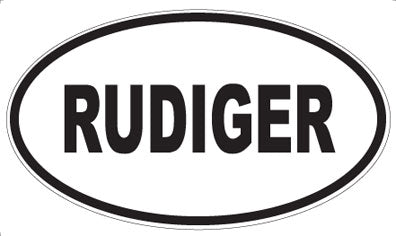 RUDIGER - Oval Magnet