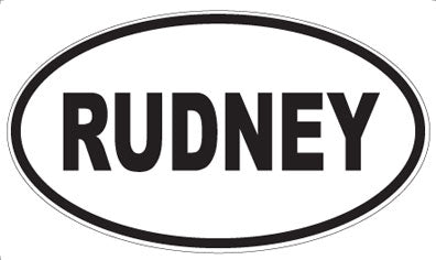 RUDNEY - Oval Magnet