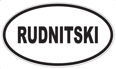 RUDNITSKI - Oval Magnet