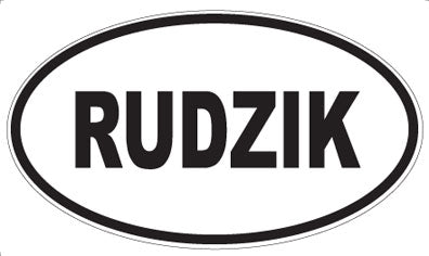RUDZIK - Oval Magnet