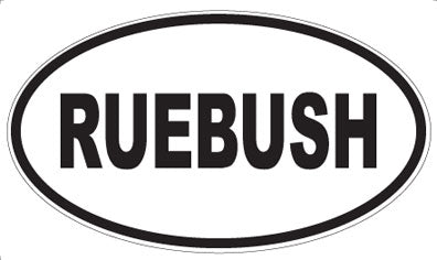 RUEBUSH - Oval Magnet