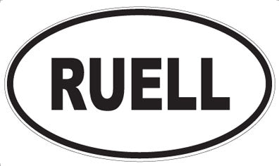RUELL - Oval Magnet