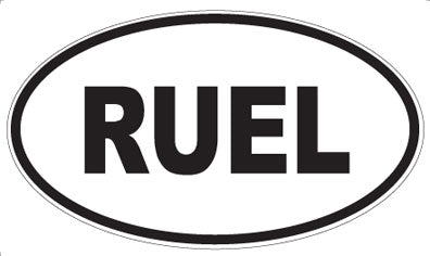 RUEL - Oval Magnet