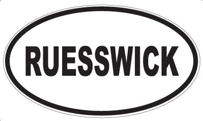 RUESSWICK - Oval Magnet