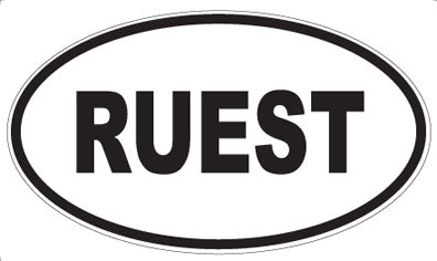 RUEST - Oval Magnet