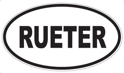 RUETER - Oval Magnet