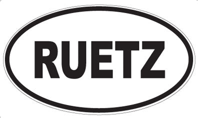 RUETZ - Oval Magnet
