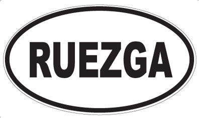 RUEZGA - Oval Magnet