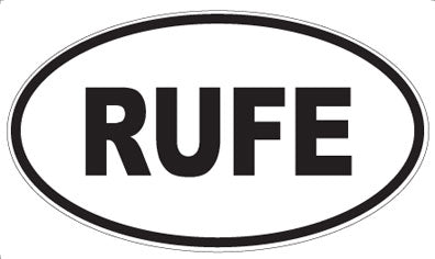 RUFE - Oval Magnet