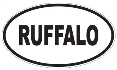 RUFFALO - Oval Magnet