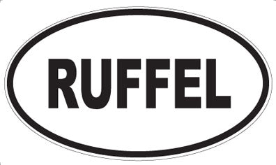 RUFFEL - Oval Magnet