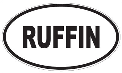 RUFFIN - Oval Sticker