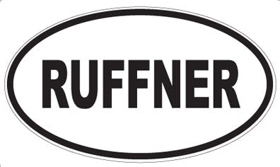 RUFFNER - Oval Magnet