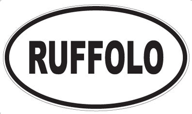 RUFFOLO - Oval Magnet