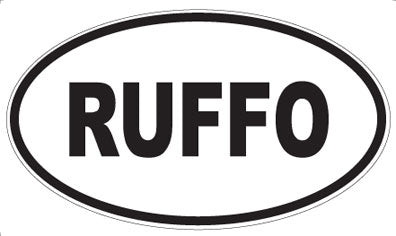 RUFFO - Oval Magnet